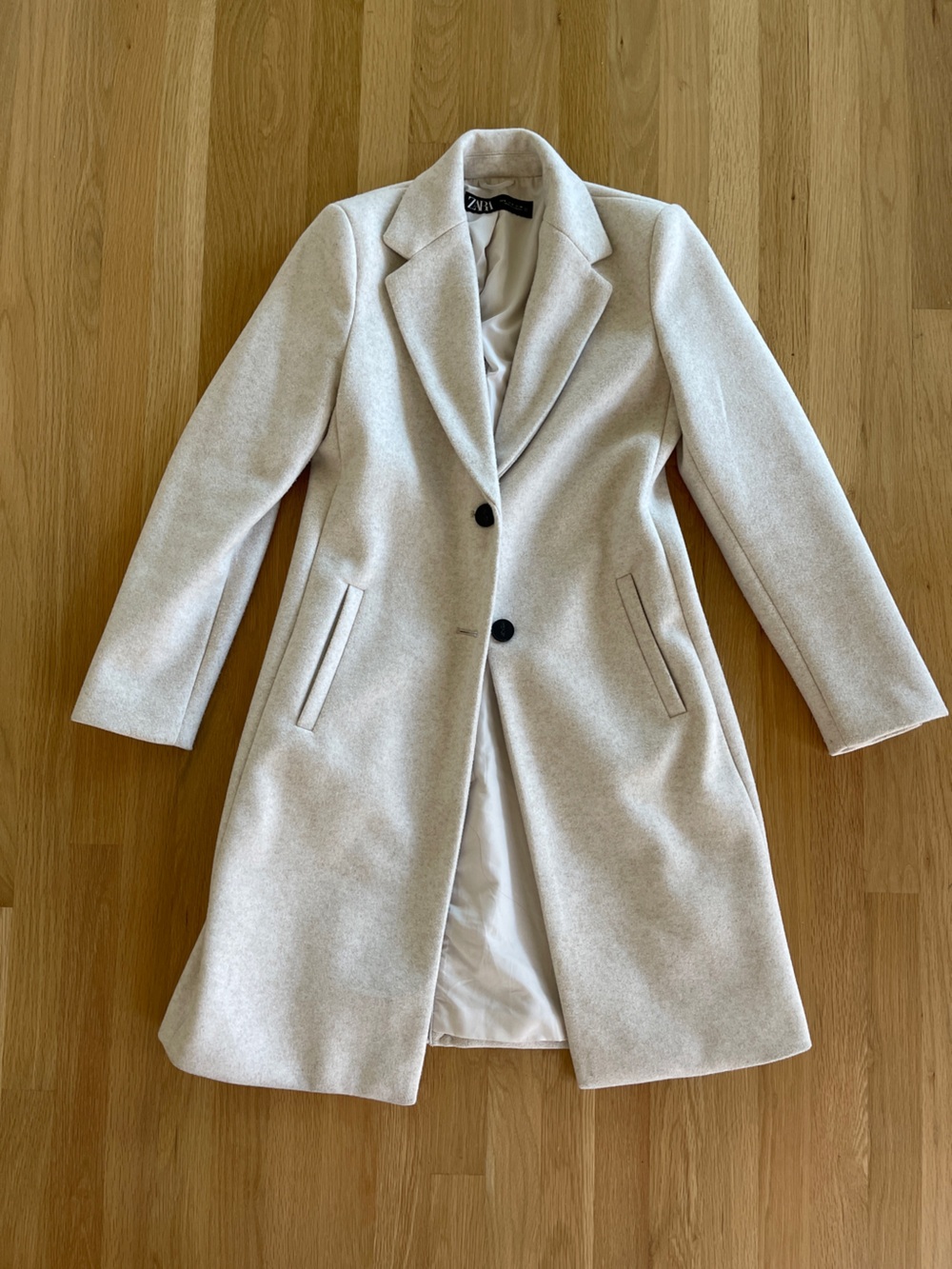 Zara Cream Coat